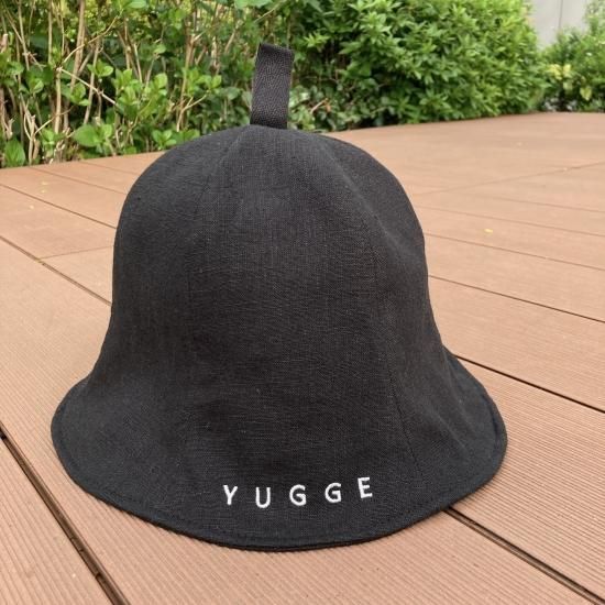 麻綿刺繍入りサウナハット （送料込） - ユッゲ オンラインショップ