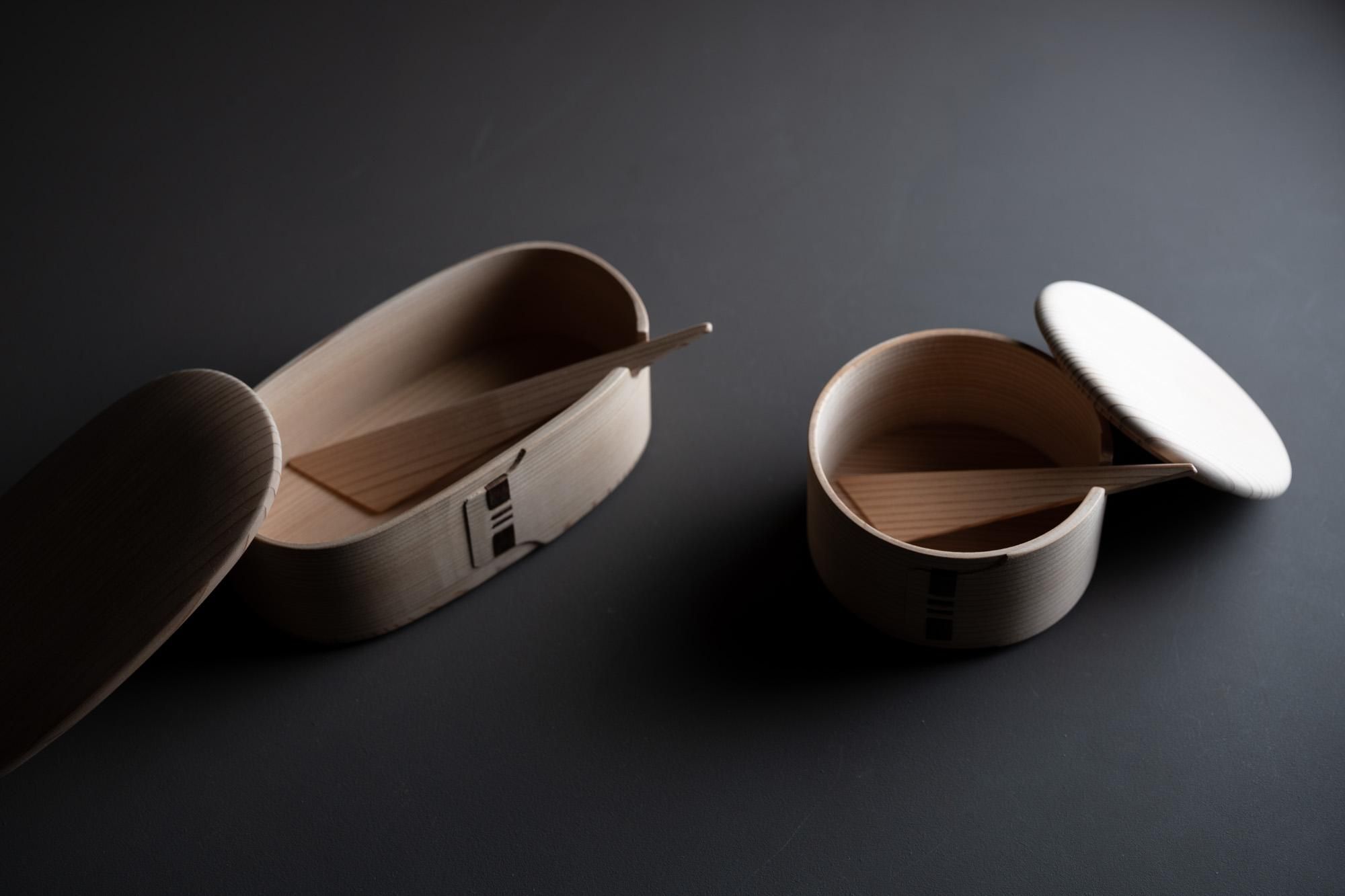 バターケース（丸）｜曲げわっぱ｜柴田慶信商店｜紡ぎ舎（つむぎや）