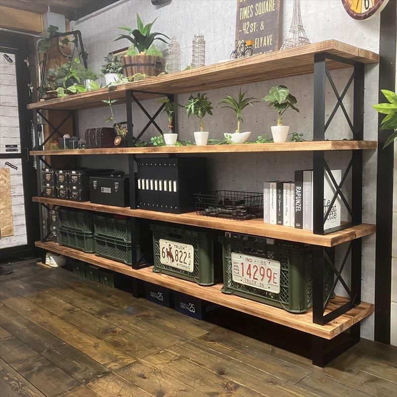 METK様 オーダー制作 鉄脚 シェルフ アイアンレッグ TVボード 什器