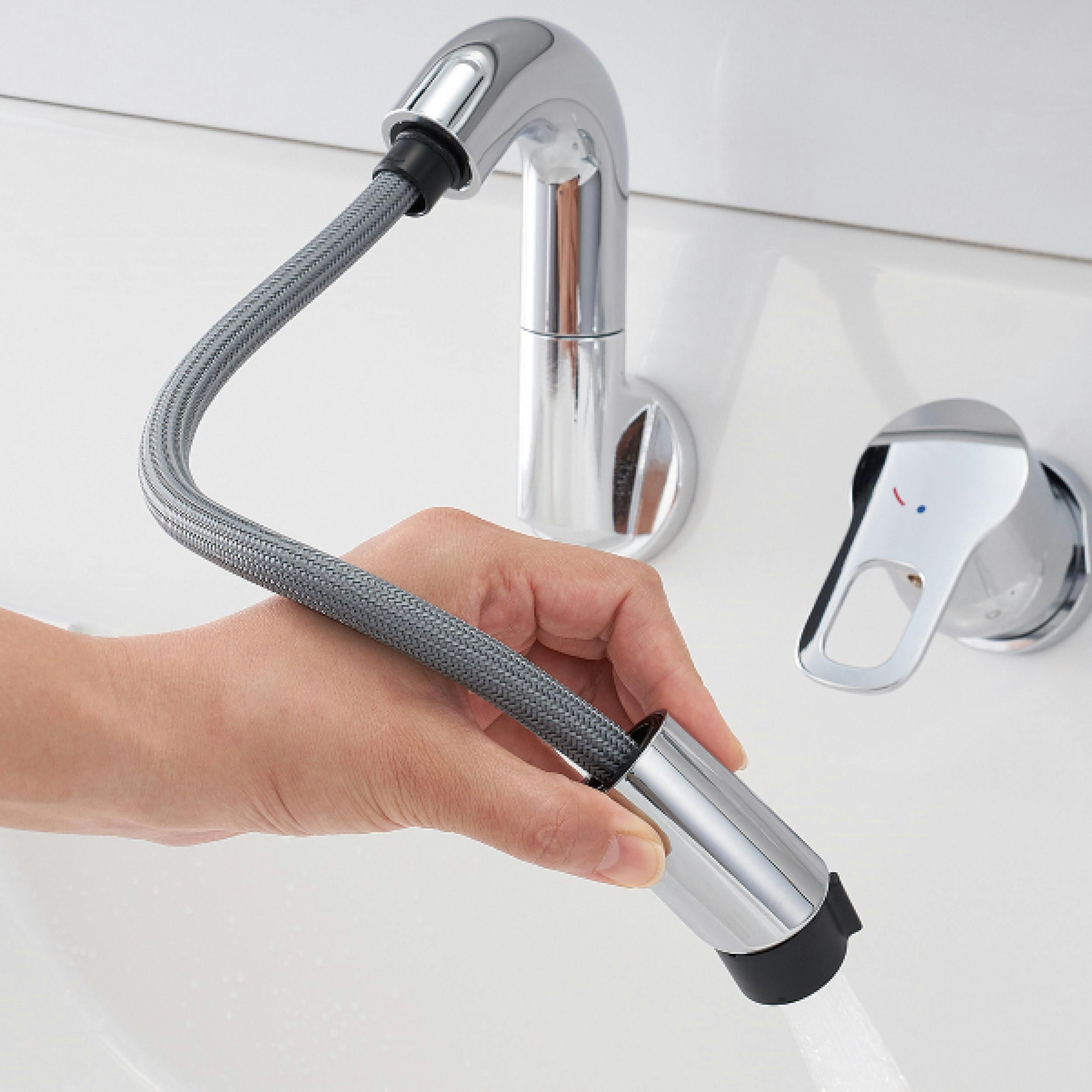 洗面化粧台 K1シリーズ 幅75cm 片引出タイプ 寒冷地 スリムLED3面鏡