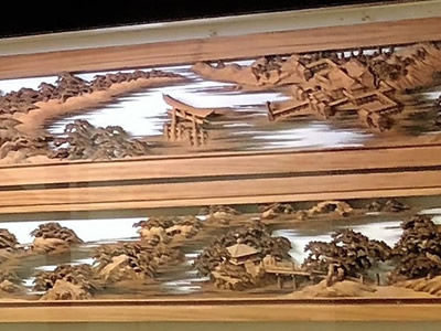 欄間 井波彫刻 彫刻工芸師 紅雲 作品 欄間 井波彫刻 彫刻工芸師 紅雲