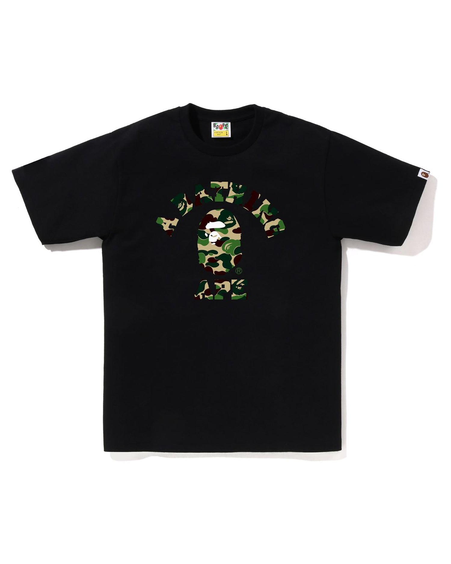 A BATHING APE® Abc Camo College Tee | Bape official website – INT