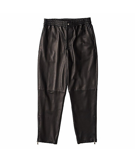 LEATHER PANTS W／LOVE ＆ PEACE SILVER