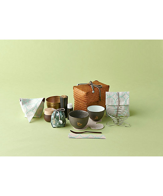 茶籠セット（安藤雅信）グリーン | 嘉門工藝/カモンコウゲイ | 三越