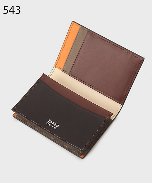 アンティーク調レザー 名刺入れ（2002120378） | TAKEO