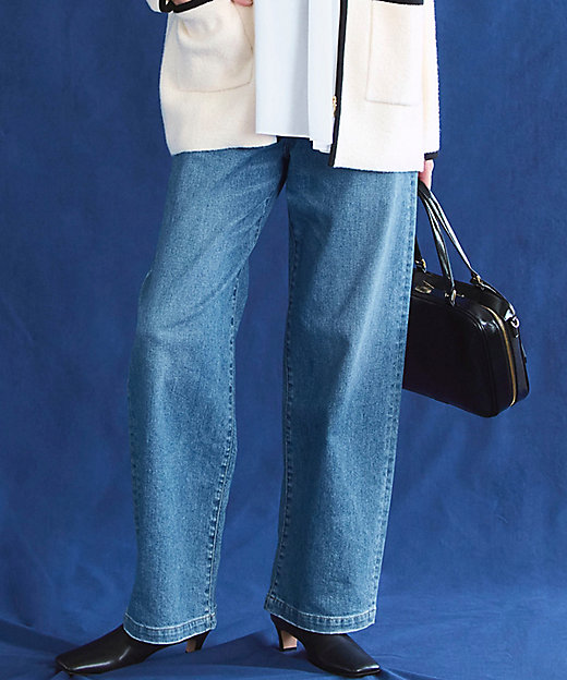 BLUE TRICK 新品未使用 ダークデニム ワイドパンツ レディース,パンツ