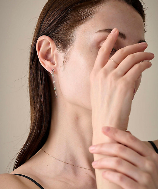 ドロップ チェーン ピアス | ete bijoux (Women)/エテ ビジュー | 三越