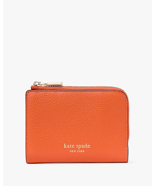 アヴァ カラーブロックド ジップ バイフォールド ウォレット | KATE