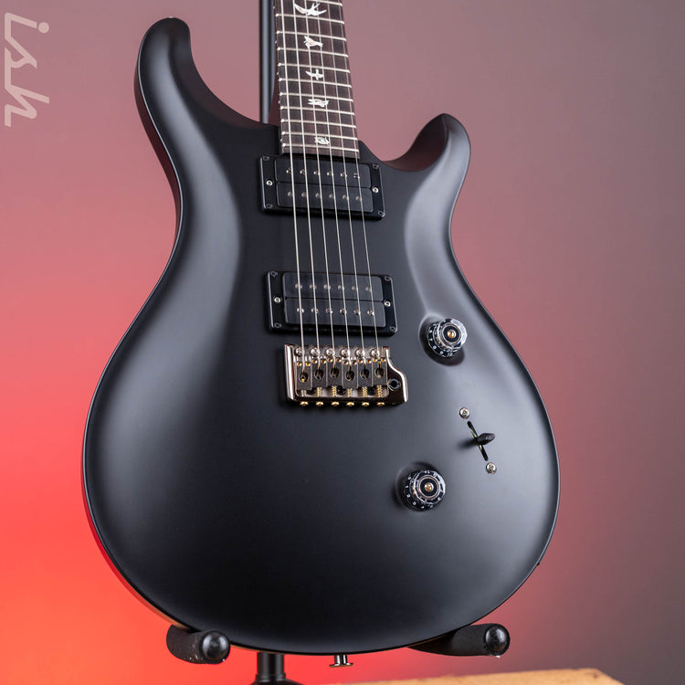 PRS Custom 24 Electric Guitar Black Satin – Ish Guitars