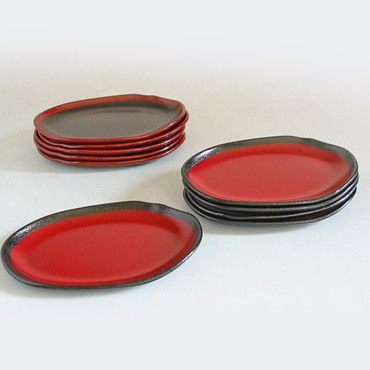 鉄絵 笹文 まな板皿 角皿 長方皿 在銘 藏 検） 鈴木藏？ 鈴木蔵？ 美濃