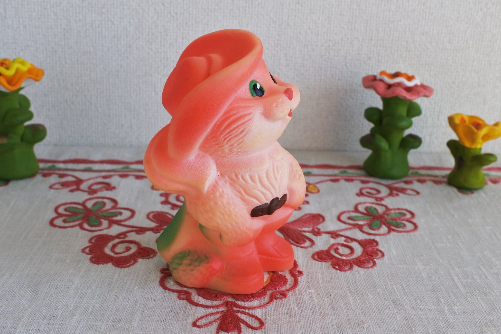 ソフビ人形 長靴を履いた猫 ロシア雑貨いりえのほとり 神戸 お土産