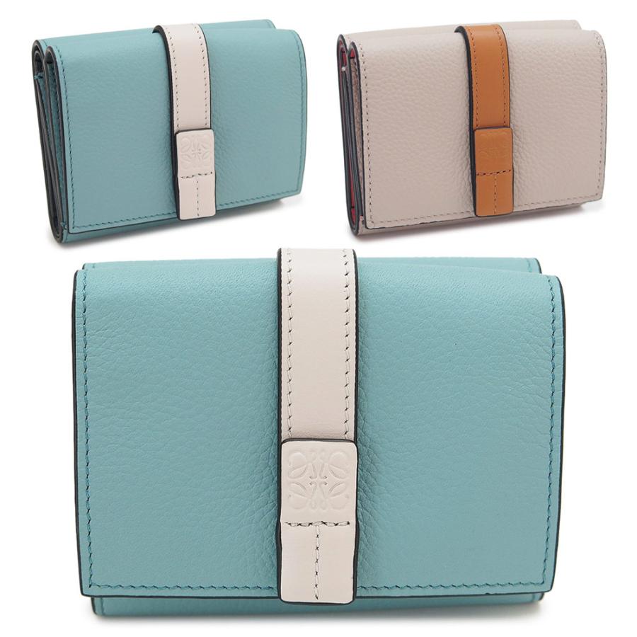 LOEWE（ロエベ） 折財布 レディース トライフォールド ウォレット