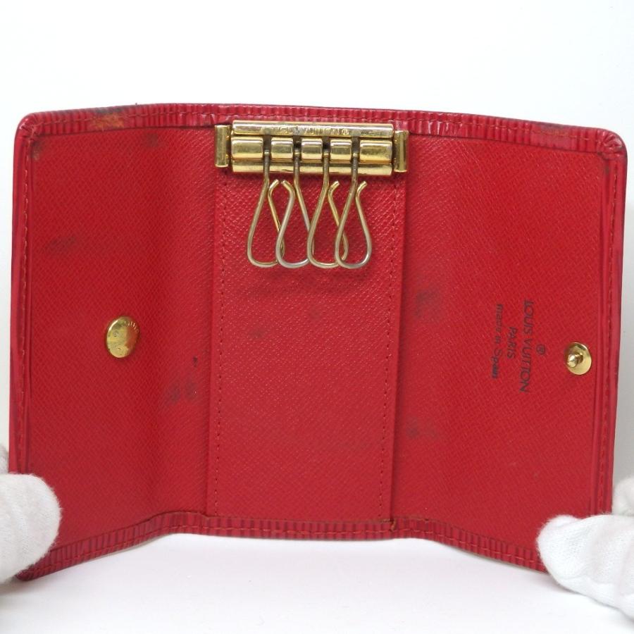 未使用」ルイ ヴィトン エピ ミュルティクレ4連キーケース モカ