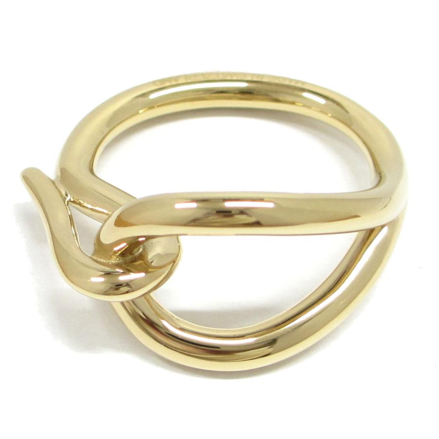 美品】HERMES エルメス スカーフリング ゴールド HERMES（エルメス