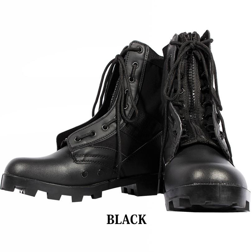 8 ミリタリーブーツ メンズ ブーツ ZIP付き コンバットブーツ