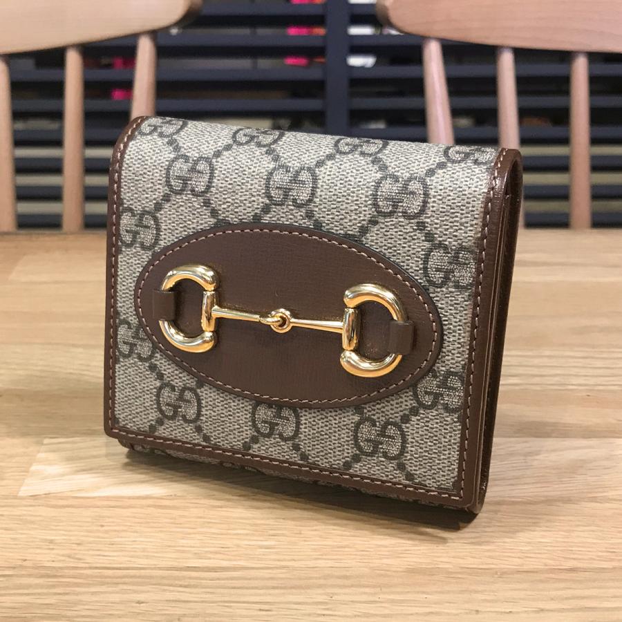 新品未使用】グッチ ホースビット GGスプリーム 1955 コンパクト財布