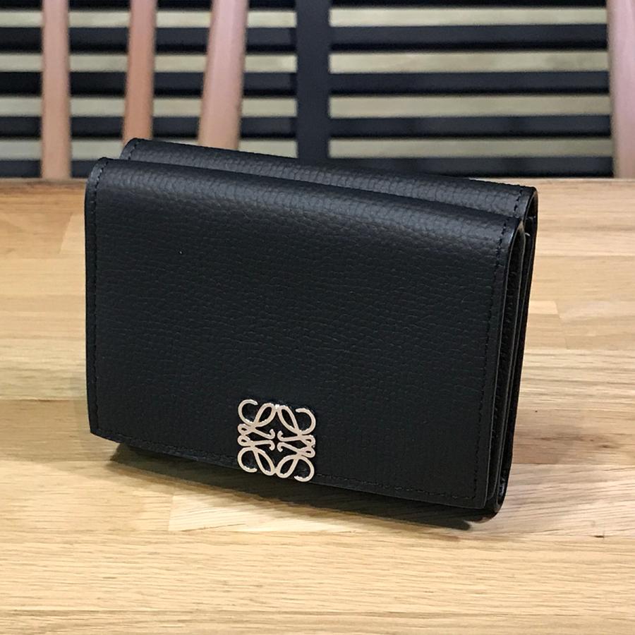 LOEWE 三つ折財布 公式 アナグラム トライフォールド ウォレット LOEWE