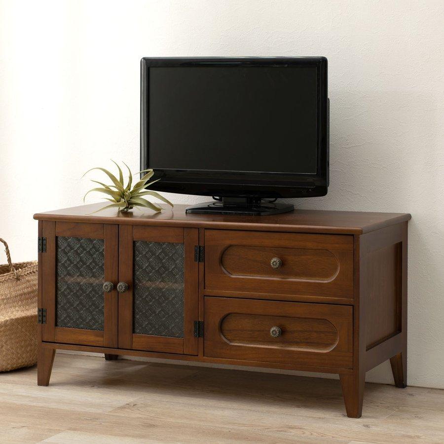 送料込み【ジャーナルスタンダードファニチャー】木製アンティークテレビ台