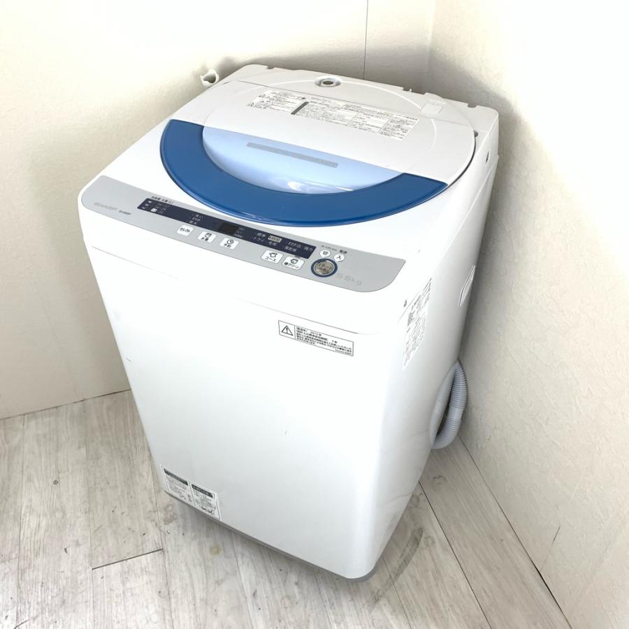 SHARP（シャープ） 中古 5.5kg 全自動洗濯機 ES-GE55P-A 2014年製