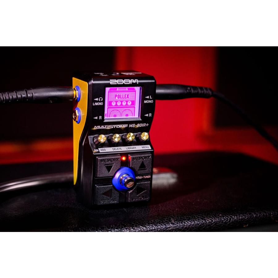 送料無料)ZOOM MS-80IR+ MultiStomp アンプ＆キャビネット