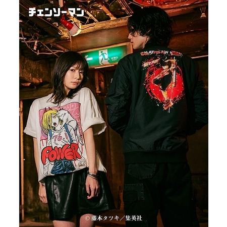 glamb（グラム） 【】 チェンソーマン Chainsaw Devil MA-1 チェンソー