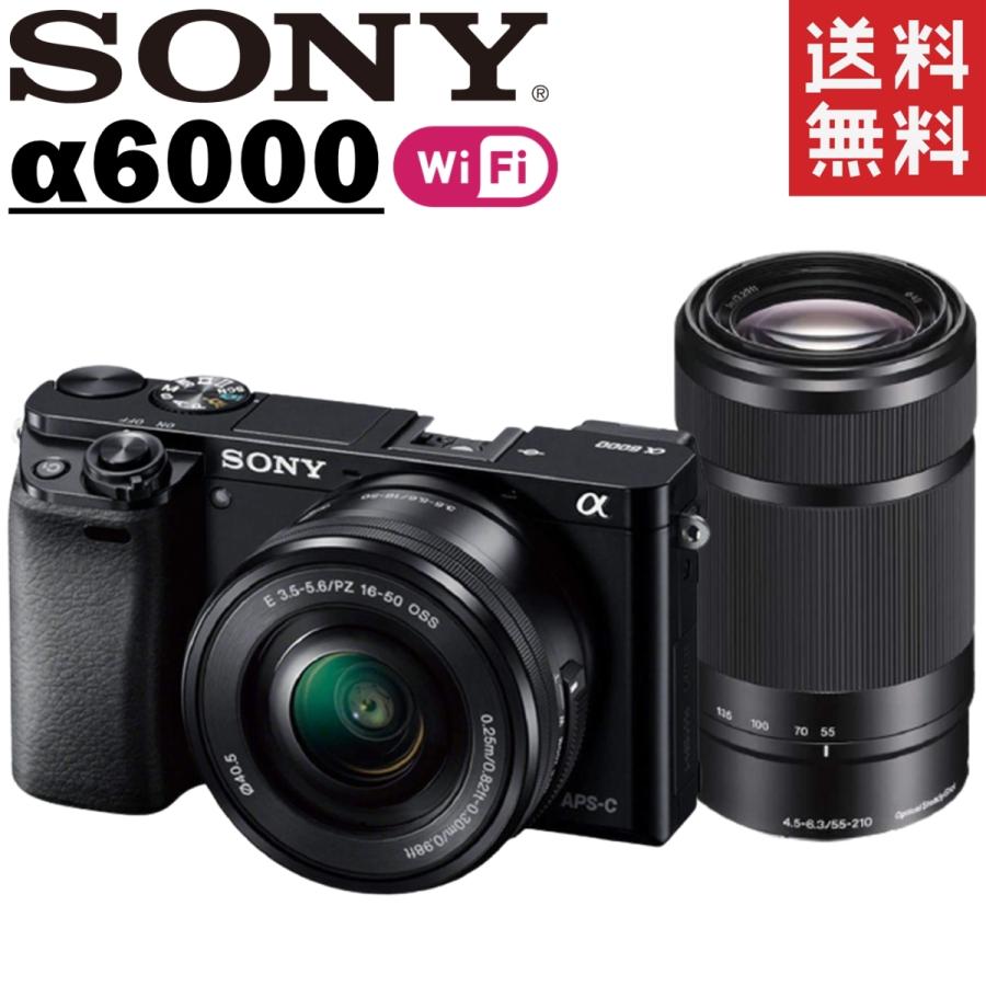 ソニー SONY α6000 デジタル一眼レフカメラ ダブルズームレンズキット