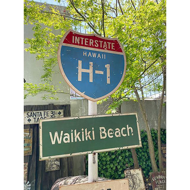 ハワイ インターステート H-1 標識 SALE！ HAWAII H-1 ハワイ 道路標識