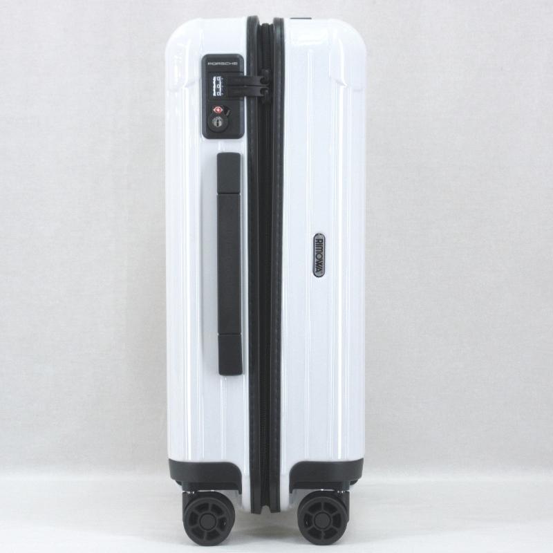 中古品RIMOWAリモワ×PORSCHEポルシェホワイト キャリーケース32L 中古