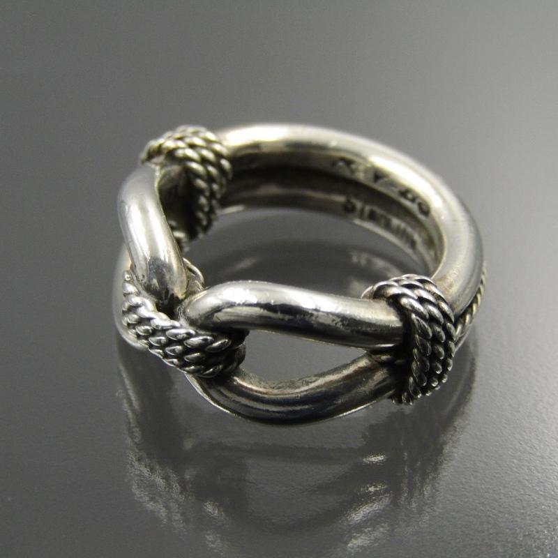 ナバホ スティーブアルビソ 巨匠 シルバーリング ワイヤーワーク