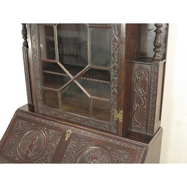 ミリカリ 英国 イギリス オーク材 ヴィンテージ ビューロー ミリカリ