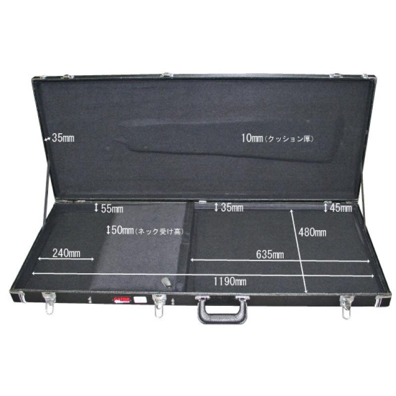 ち*で様 謎ジャンクギター＋大型ハードケース GATOR GW-EXTREME 変形ギター