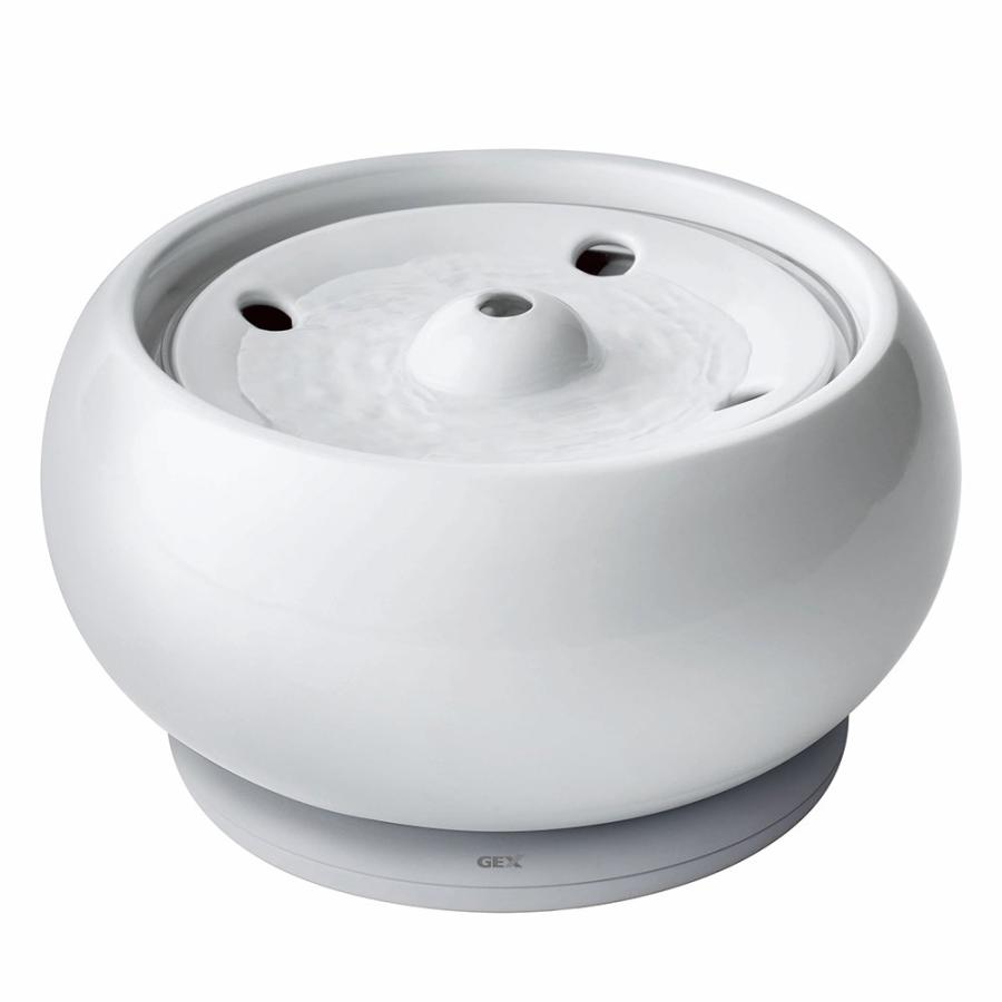 給水器 GEX ピュアクリスタル セラモ 1．8L ホワイト : チャーム