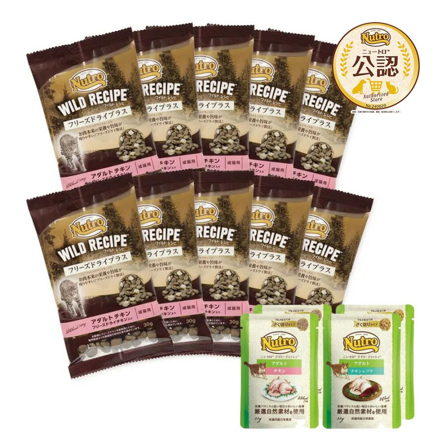 WILD RECIPE ワンコインお試しセット キャットフード ワイルドレシピ