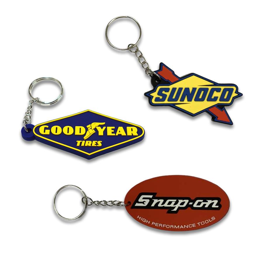 アメリカンラバーキーホルダーお得な3個セットA / GOOD YEAR SUNOCO