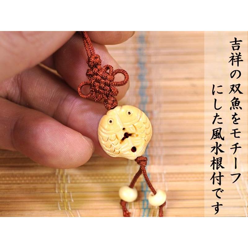 ストラップ中華風 吉祥双魚の風水根付 : 中国貿易公司ctcオンライン