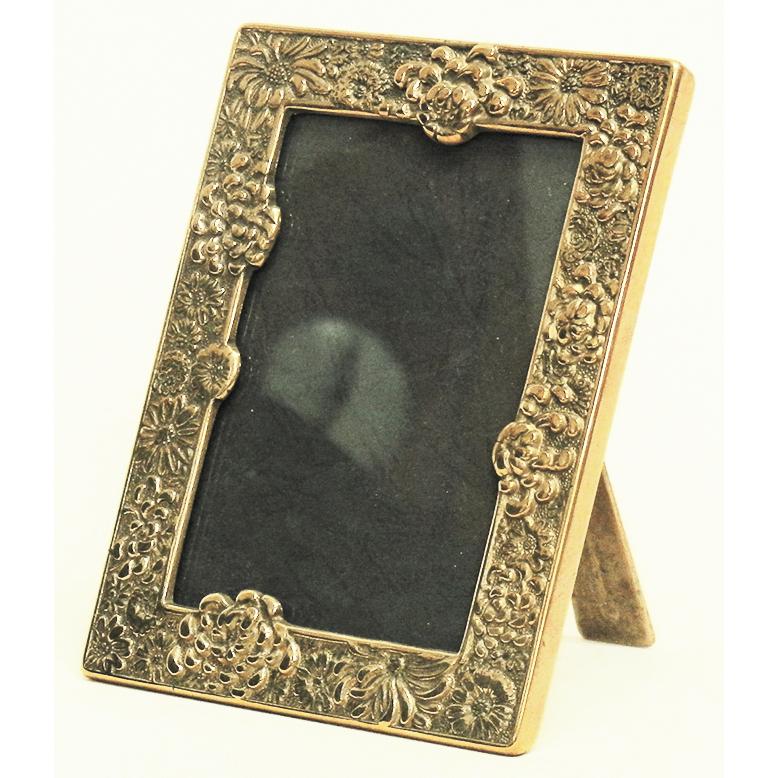 真鍮のアンティークフレーム 大型 イタリア製 フレームのみ 什器