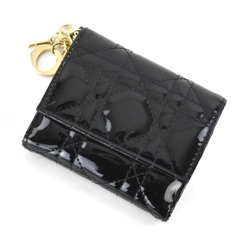 Lady Dior ディオール 財布 レディース コンパクトウォレット 三つ折り