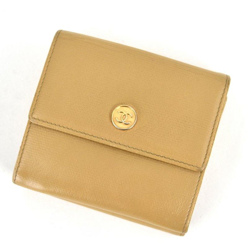 CHANEL（シャネル） 財布 レディース Wホック財布 ココボタン ベージュ