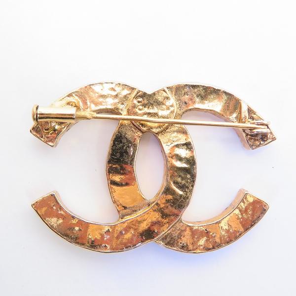 シャネルブローチレディースココマークアクセサリークロス風ゴールド