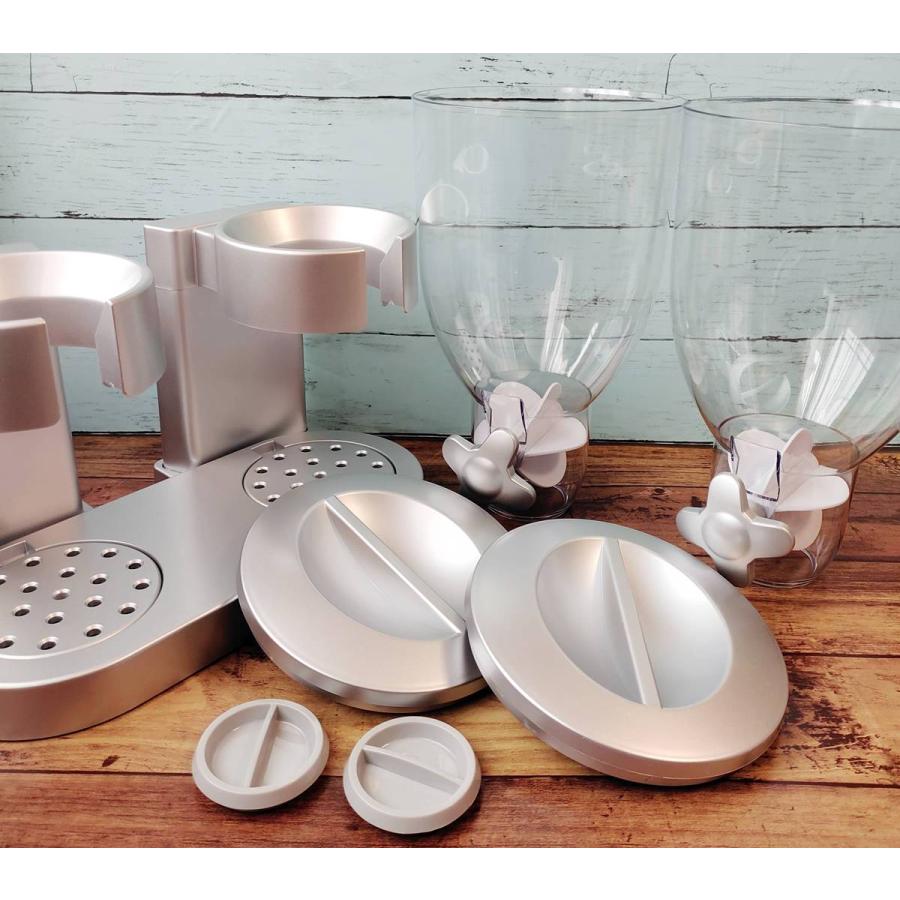 ゼブロ デュアル ドライフードディスペンサー フードディスペンサー