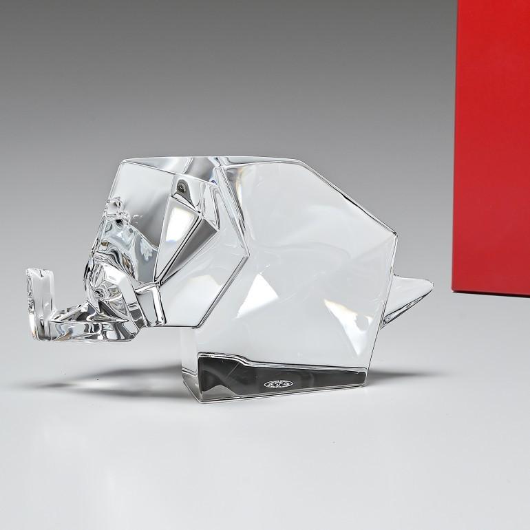 バカラ ゴルフ パターをする男性 アンティーク クリスタル ガラス 置物