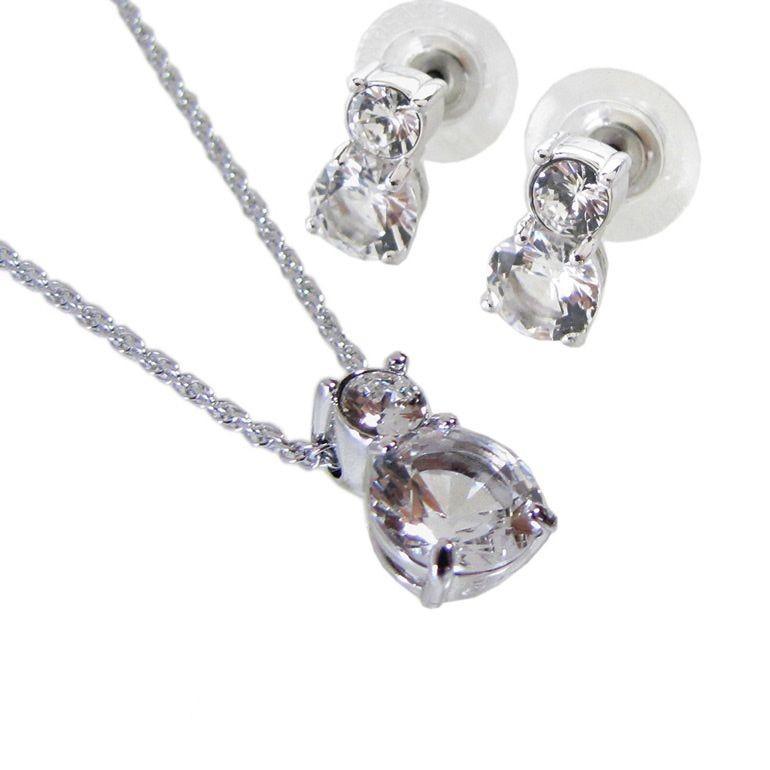 SWAROVSKI（スワロフスキー） ネックレス ピアス セット Brilliance
