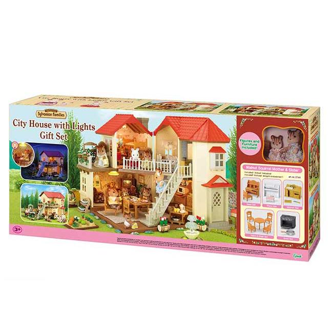 シルバニアファミリー あかりの灯る家 お家➕人形➕小物色々をまとめて