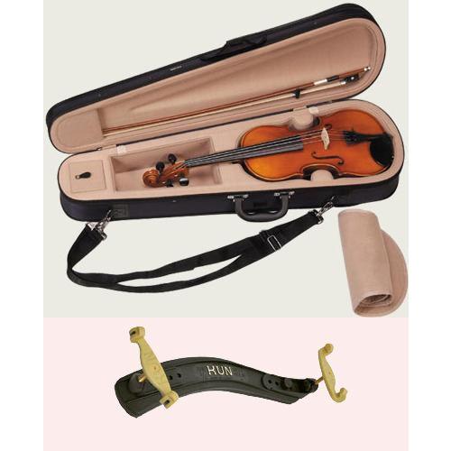 SUZUKI スズキNO.200 4/4 木製バイオリン本体 弓Kun肩当付入門