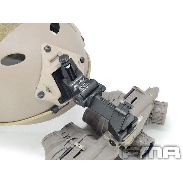 Norotos型 INVG ナイトビジョン ヘルメットマウント PVS15/18対応 (BK