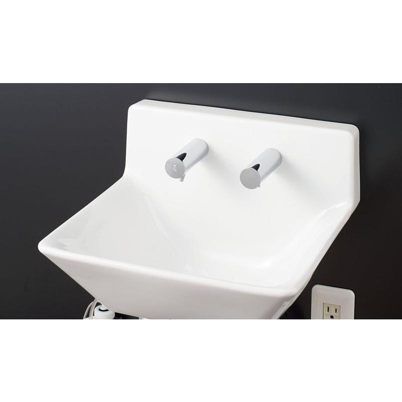 TOTO LSA125AB TOTO 壁掛ハイバック洗面器 自動水栓（単水栓・AC100V