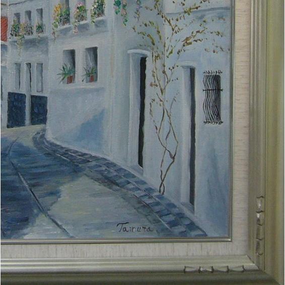 肉質油絵 立て 抽象画 田村隆枝 額装仕上げ品 肉質油絵 立て 抽象画