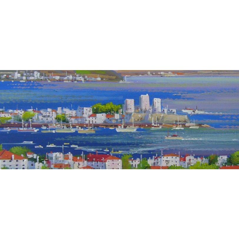 肉質油絵横F20 スインクス額装仕上げ品竹内敏彦作