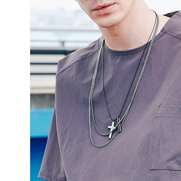 コードナンバーエイト ネックレス CHORD NUMBER EIGHT STRING CROSS