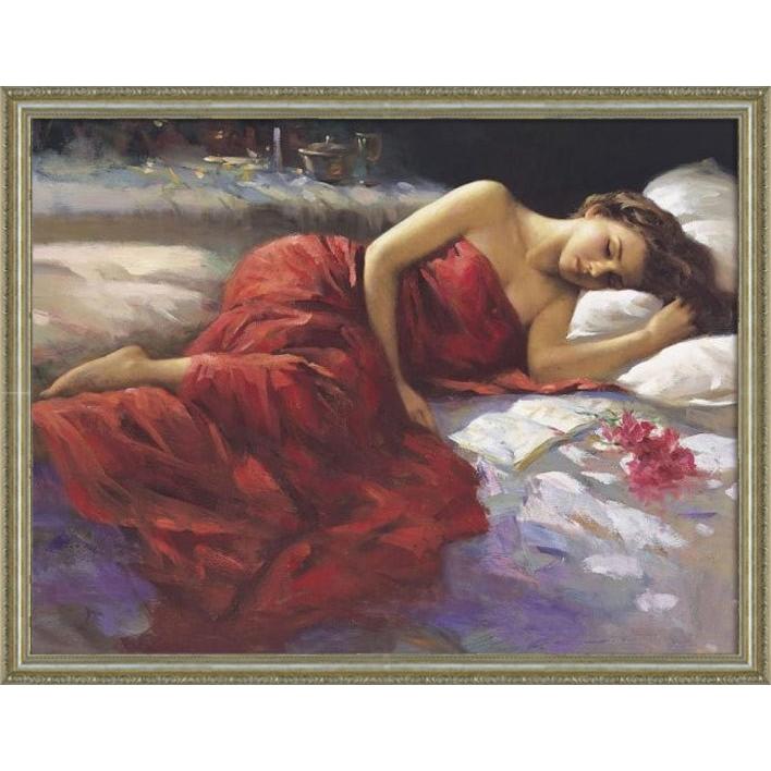 油絵 絵 絵画 インテリア F4-071412 人物 女性像 油絵 絵画 インテリア